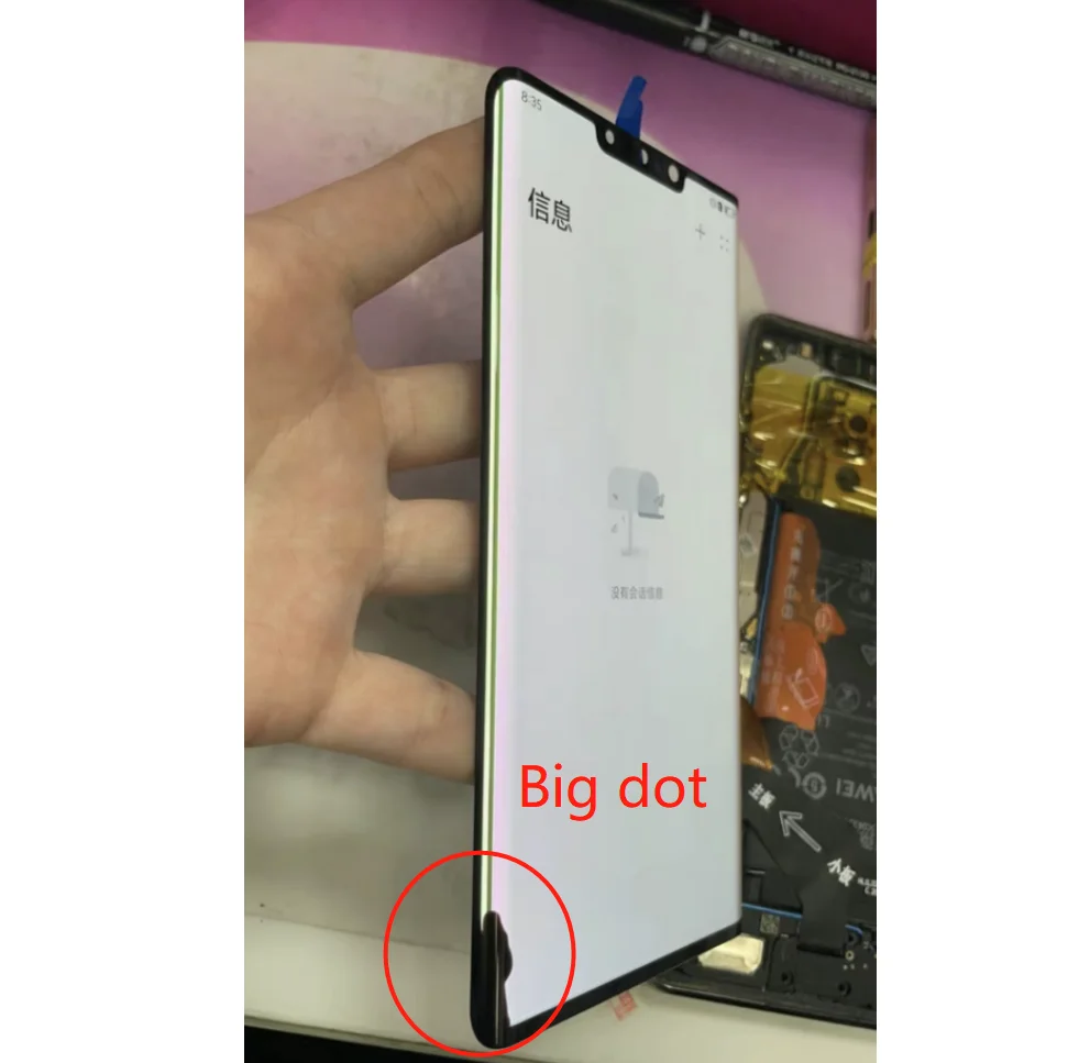 Small Dot Original Display For Huawei Mate 30 Pro LCD Touch Screen Digitizer Assembly For Huawei Mate30Pro LIO-L09 L29 AL00 TL00