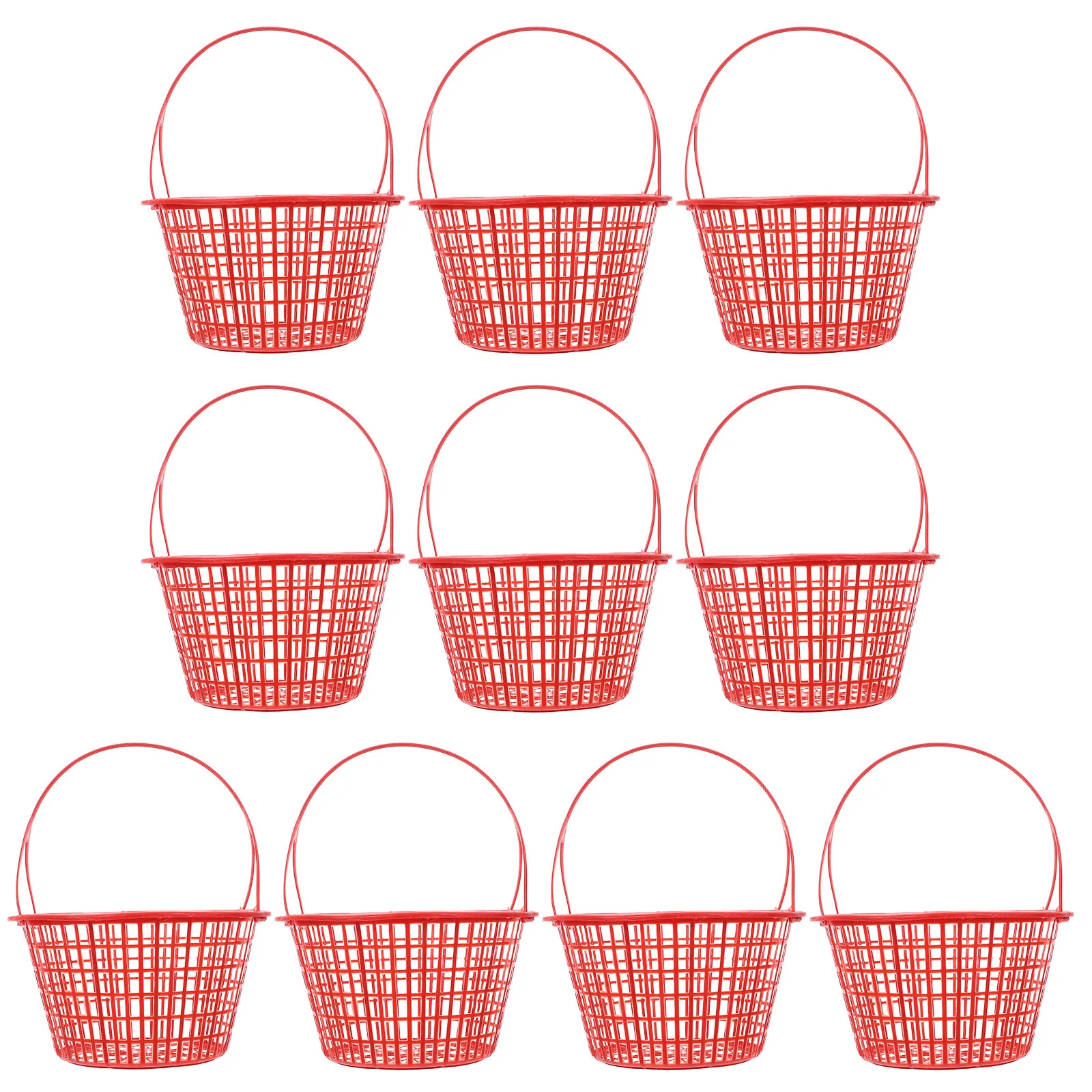 Panier de cueillette de fruits en plastique, 10 pièces, Mini petit panier de récolte pour fraises, myrtilles, raisins, stockage de légumes