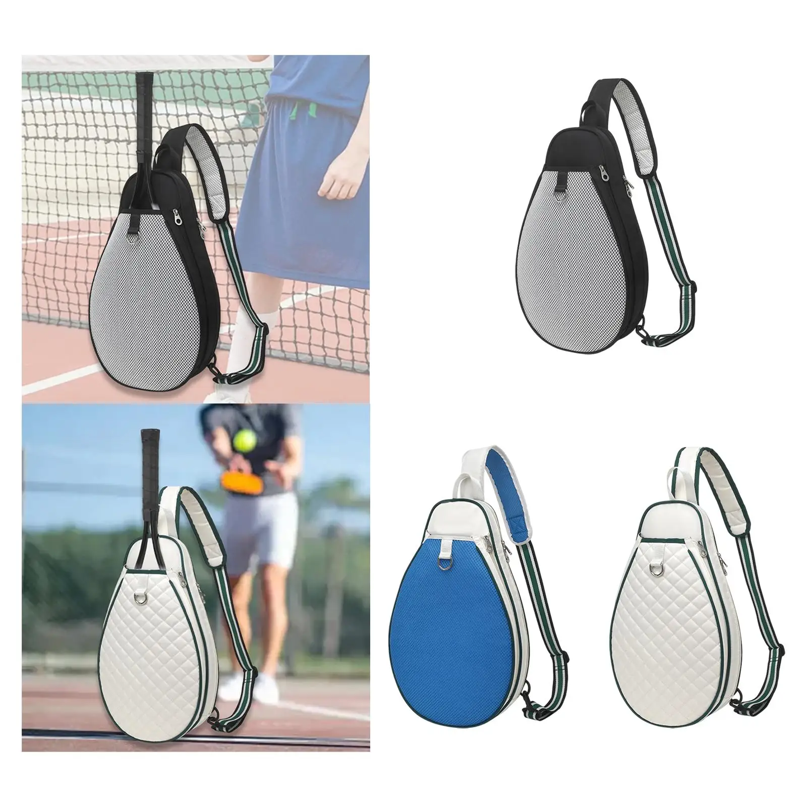 

Tennis Bag Shoulder Bag Portable Tennis Backpack for Birthday Beginner