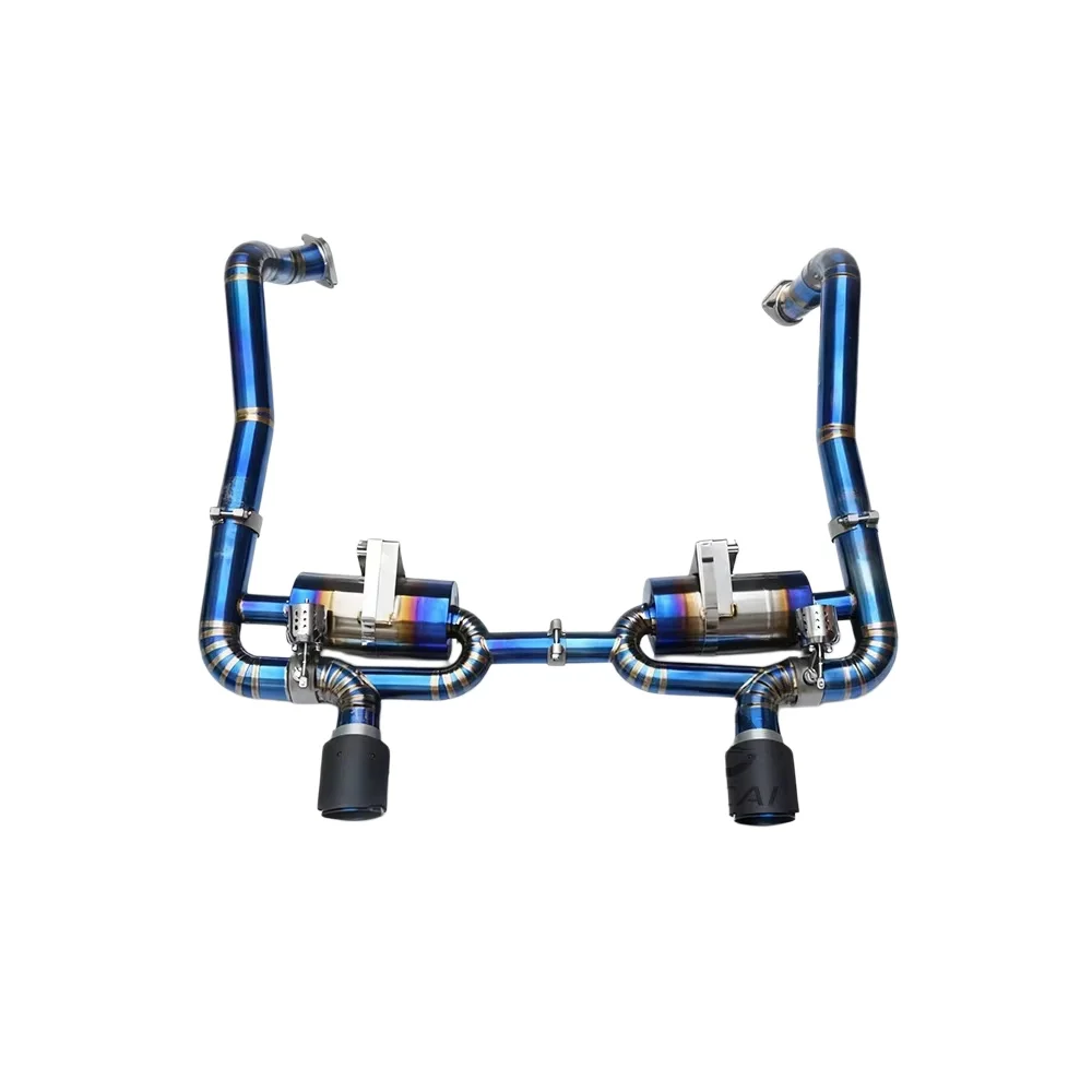 

Electronic Valve Titanium Alloy Exhaust Catback for Porsche 718 2.0T 2.5T 2017+ Exhaust Pipes Muffler Performance Modification