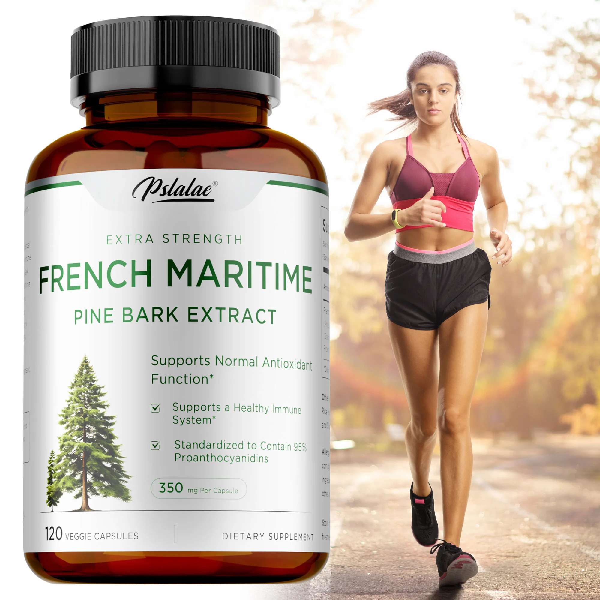 

Экстракт французской морской кори сосны - способствует кровообращения, поддерживает здоровье сердца, суставов и иммунитета, снижает тревогу и стресс