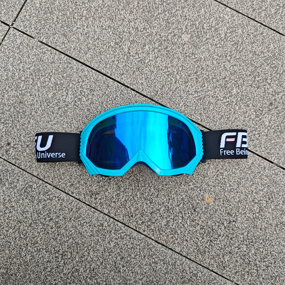 FBFU 2025 고화질 렌즈 스키 고글 하루 종일 스노우 마운틴 스키용 방풍 방진 방사 방지, 남녀 공용