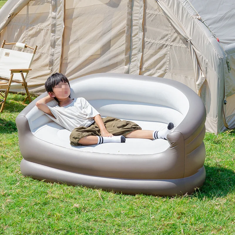 Outdoor portable air cushion bed Lunch break Lazy inflatable sofa