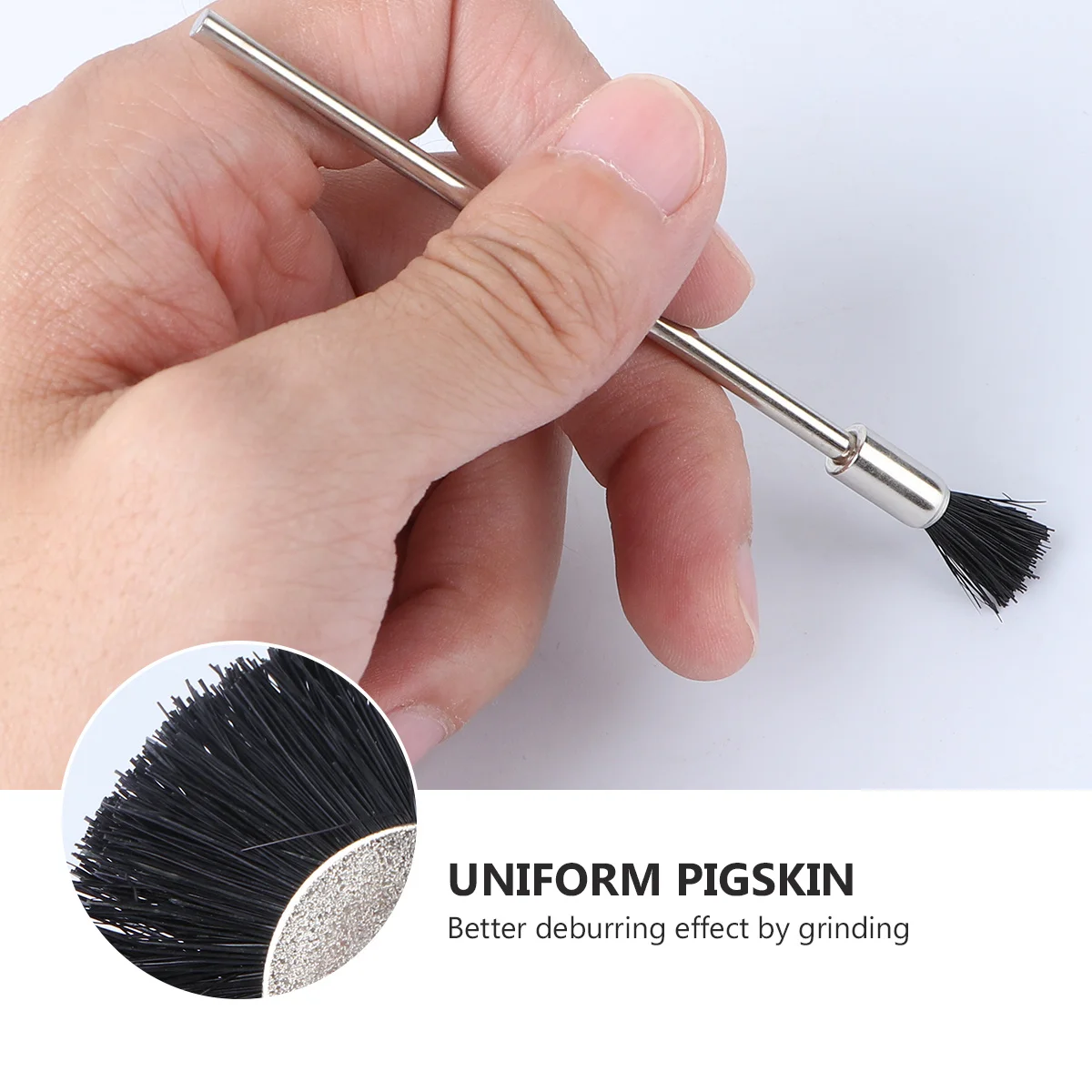 

8Pcs Bristle Brush Kit Rust Remover Nylon Bristle Brushes Cleaning Polishing Flat Surfaces Jewelry Wood Carving Accessories