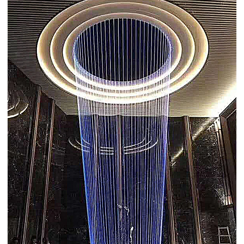 custom.Artificial Waterfalls String Curtain Wall Garden Ornaments with Falling Effect Outdoor Decorative Fountai