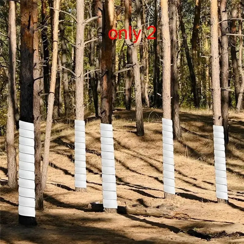 PZHI Plant Tree Trunk Protector Weather Preventing Bites Proof Plastic Guards Cover Plant Protecting Tool Garden Accessorie B