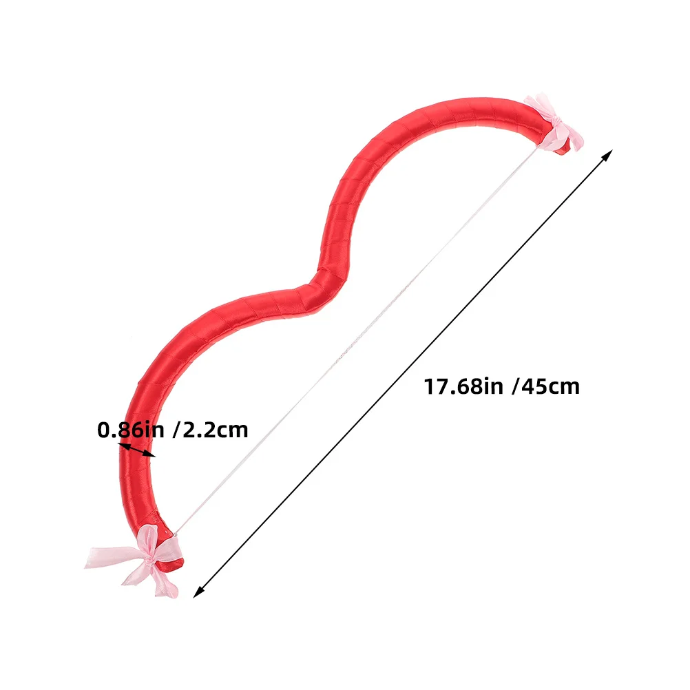 3 Zestawy Kostiumu Kupidyna Akcesoria Walentynkowe dla Kobiet i Mężczyzn Lekki Strzałownik z Łukiem Rekwizyt do Cosplayu i Zdjęć