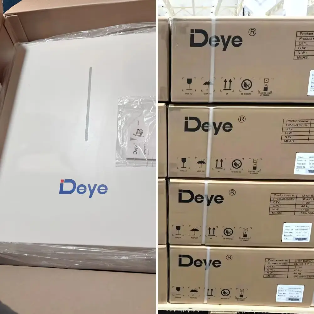 12V/24V/48V Lithium-Eisenphosphat-Akku (LiFePO4) 100Ah-500Ah für Wohnmobile/Marine/Off-Grid Deye