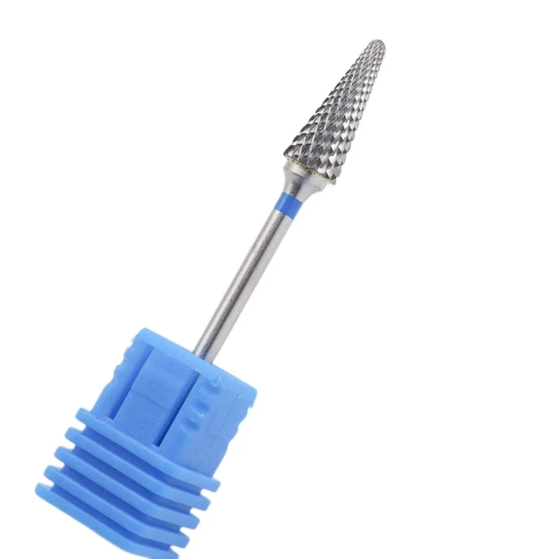 ดอกสว่านคาร์ไบด์ทรงกรวยขนาด 6 มม. 3/32 นิ้ว สำหรับเครื่องตะไบเล็บแบบหมุน อุปกรณ์เสริมสำหรับเครื่องเจาะไฟฟ้า