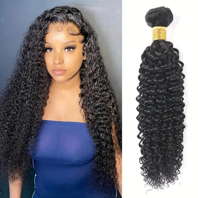 Brazilian Raw Virgin Hair Extensions Loose Deep Wave Remy Hair Weave Bundle 30 32 Inch Curly Human Hair Bundles Remy Hair