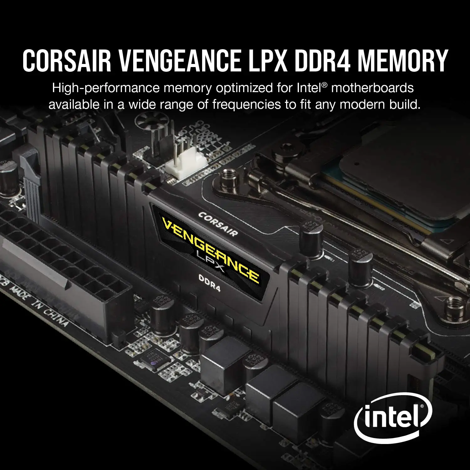 Imagem -03 - Corsair-vengeance Lpx Ram Memory Kit 16gb 2x8gb 32gb 2x16gb Ddr4 3000mhz 3200mhz 3600mhz C16 C18 Amd Intel Desktop