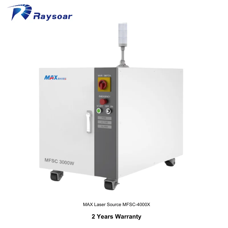 Raysoar MFSC-4000X Laser Cutting Machine Parts 4000W Single Module MAX Fiber Laser Source For Cutting Machine