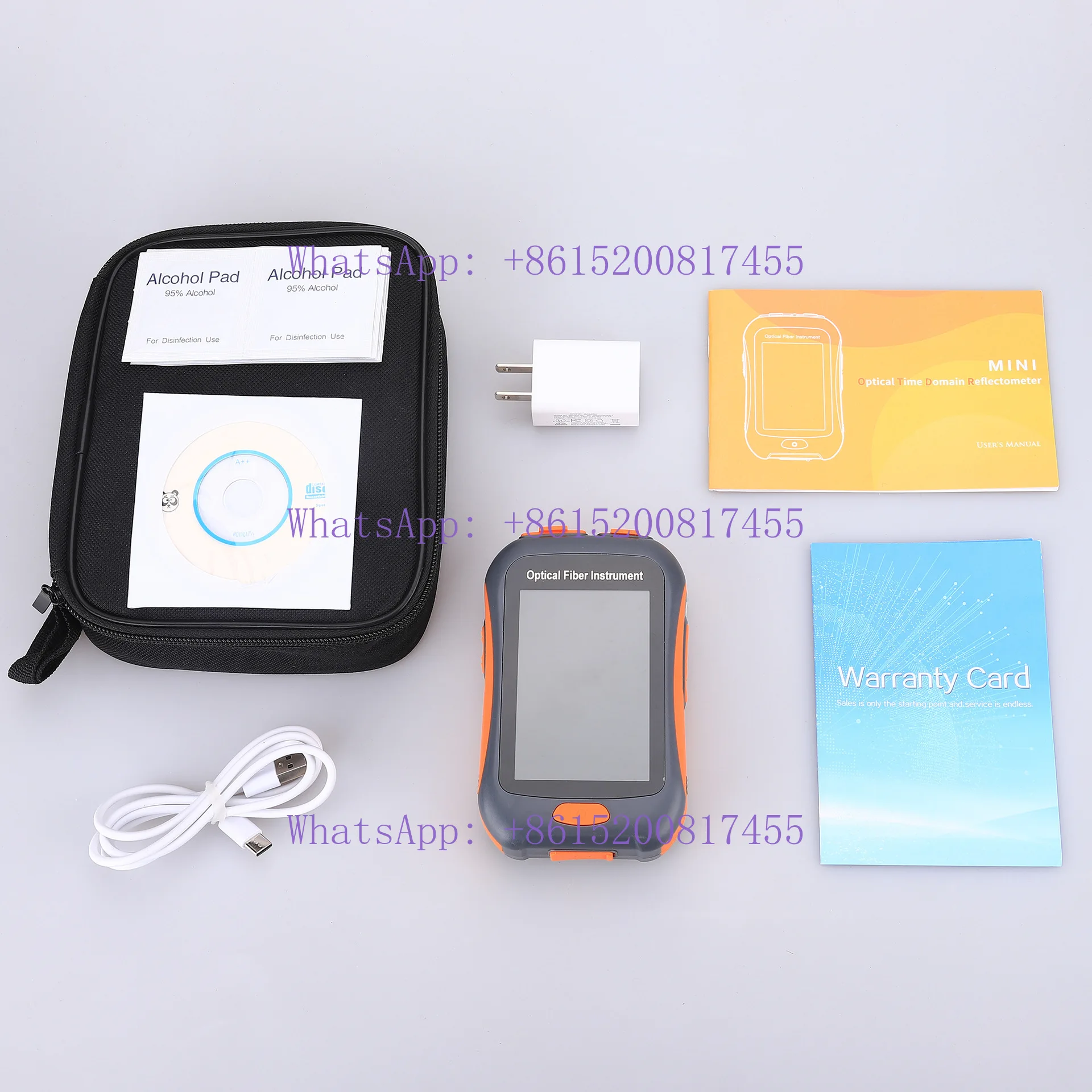 O-TDR Optical Fiber Tester Optical Cable Breakpoint Obstacle Finder Fault Detection Optical Time Domain Reflectometer NK-2800