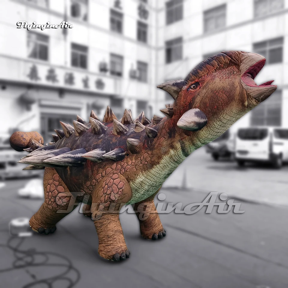 

6m Length Giant Inflatable Dinosaur Air Blow Up Ankylosaurus For Park Decoration