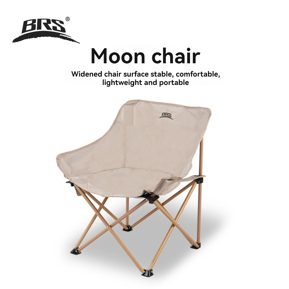 

BRS-Y01 Portable Outdoor Folding Moon Chair Camping Picnic Gear Small Fishing Horse Stool Student Sketching Chair