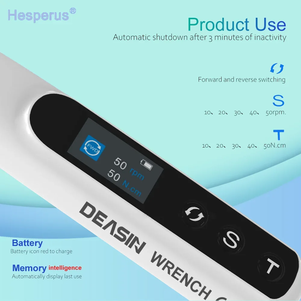 แบบพกพาทันตกรรม Implant ระบบไฟฟ้า Implant ประแจมอเตอร์แรงบิดทันตกรรม Universal Implant ซ่อมเครื่องมือ