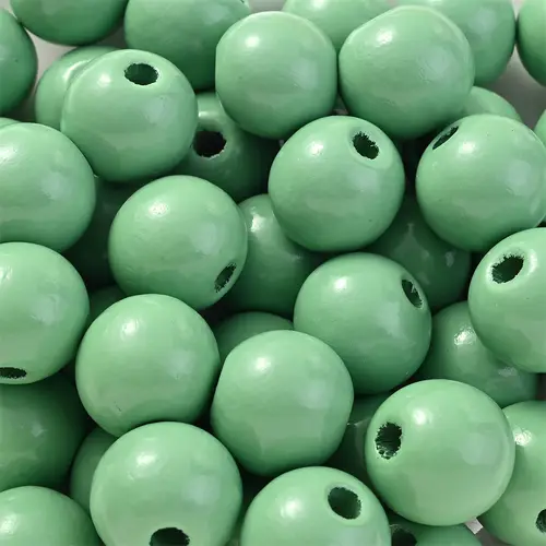 50Pcs 16mm Colorful Wooden Beads Round Straight Hole Loose Spacer Beads For Diy Bracelets Necklaces Jewelry Accessories - Image 17
