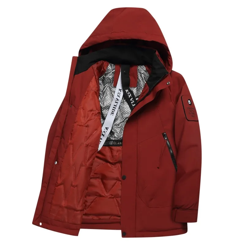 سترة حرارية من الجرافين للأزواج سترة شتوية مقاومة للماء والرياح سميكة مبطنة بالقطن سترة كاجوال للرجال في الهواء الطلق