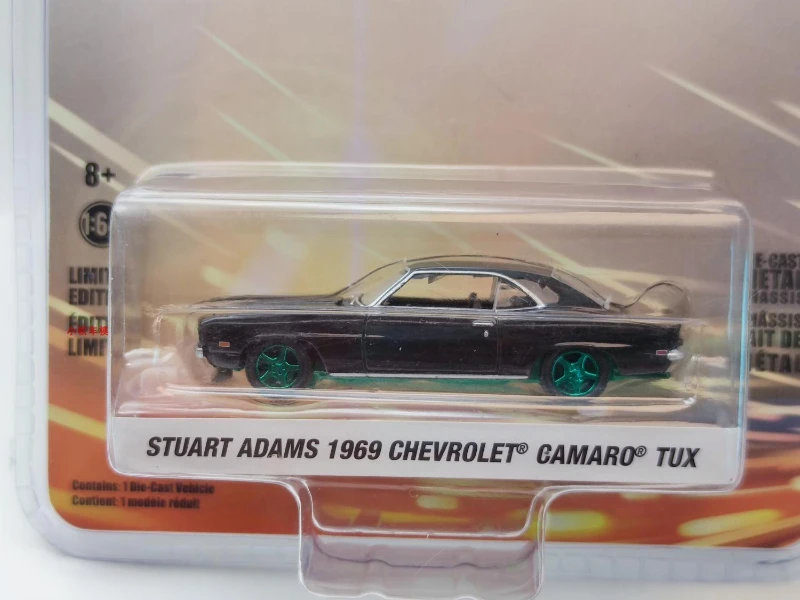 1:64 STUART ADAMS 1969 Chevrolet CAMARO TUX High Simulation Diecast Car Metal Alloy Model Car kids toys collection gifts W634