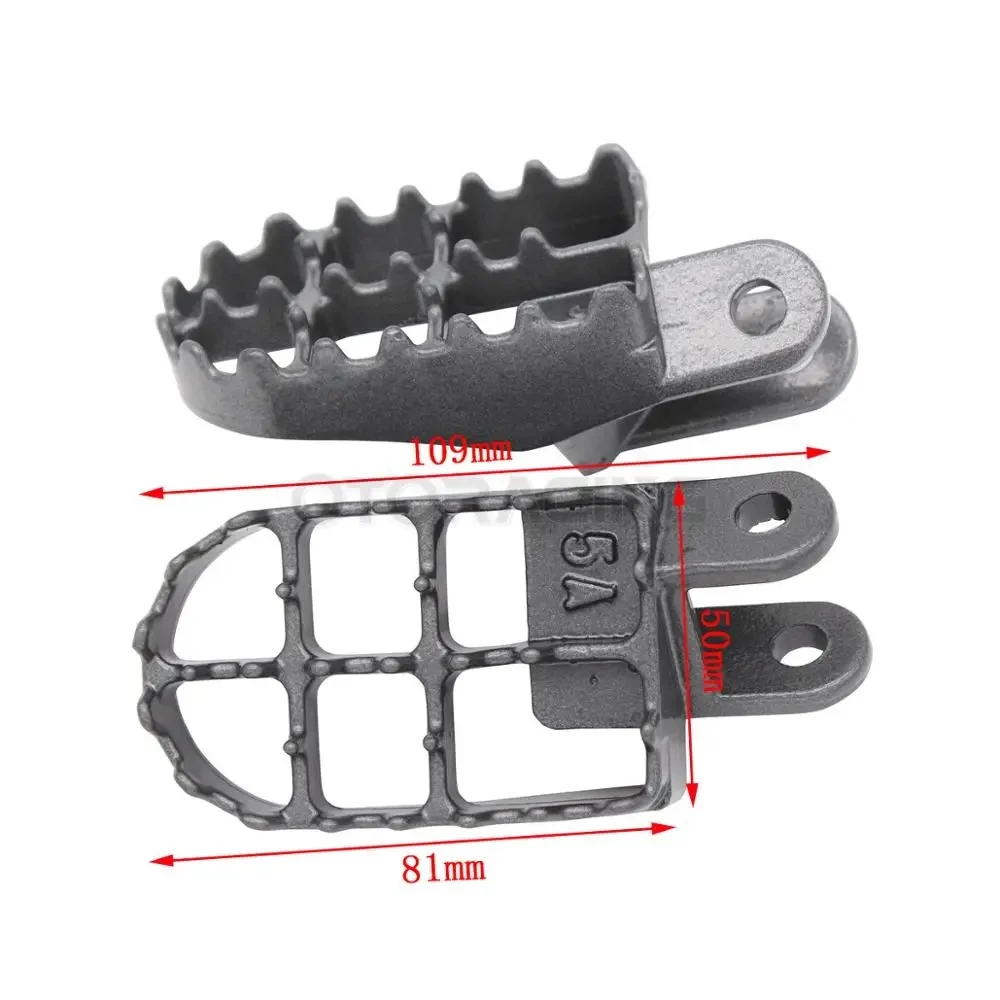 Motorcycle Dirt Bike Foot Pegs For Honda CR80R CR85R XR250R XR400R XR600R XR650L XR650R CR 80R 85R XR 250R 400R 600R 650L 650R