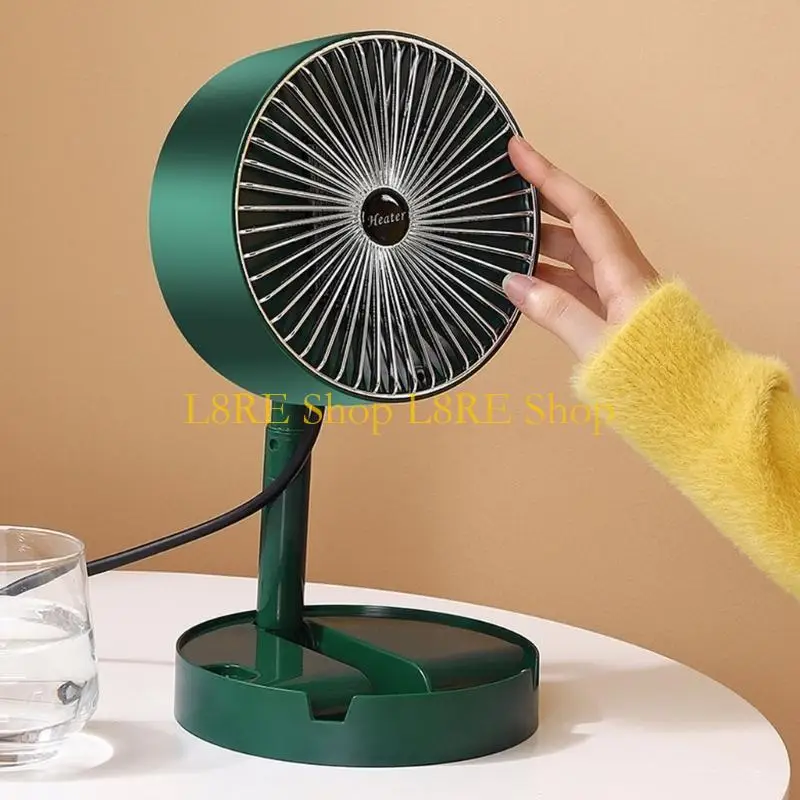 Calentador ventilador eléctrico l8re telescópico portátil calentador plegable calefacción rápida salón oficina pequeño
