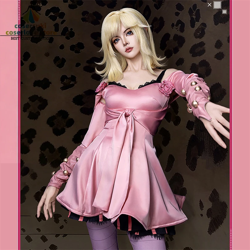 

SBR Steel Ball Run Lucy Steel Cosplay Costume Carnival Halloween Outfit Comic-Con Anime Apparel