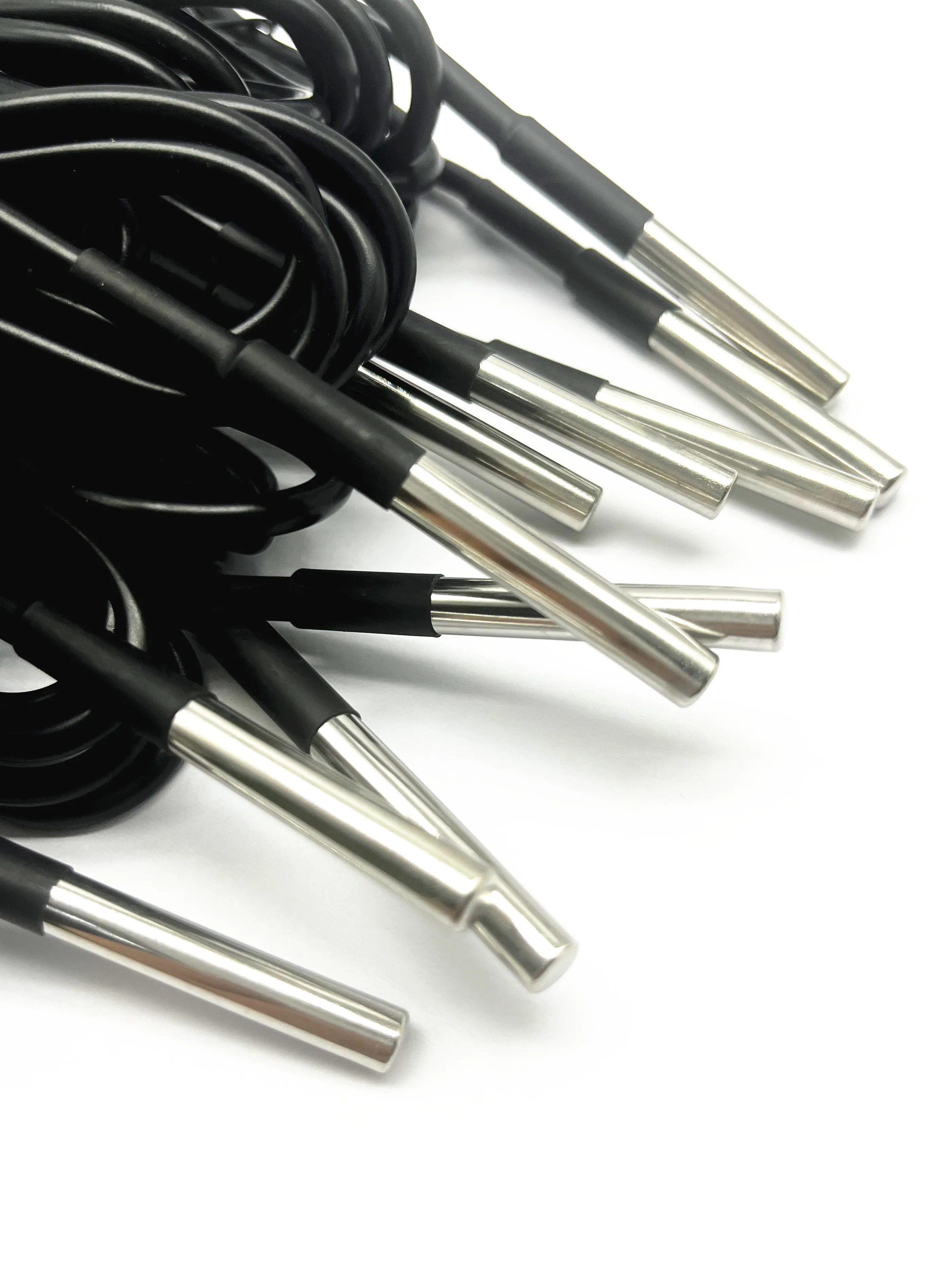 10PCS DS18B20 Waterproof Thread Temperature Probe Temperature Sensor Stainless Steel Package 1/2Meter For Arduino