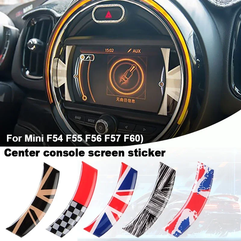 

2Pcs/Set For Mini Cooper F54 Clubman F55 F56 F57 F60 Countryman Car Decals Decoration Car Navigation Screen Sticker Accessories