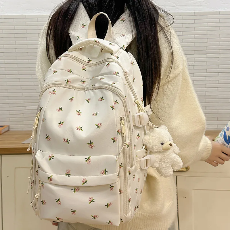 

Kids Backpack for Boy Large Capacity Cute Backpacks Floral Sweetness School Bags Travel Backpacks School Bags Сумка Женская 가방