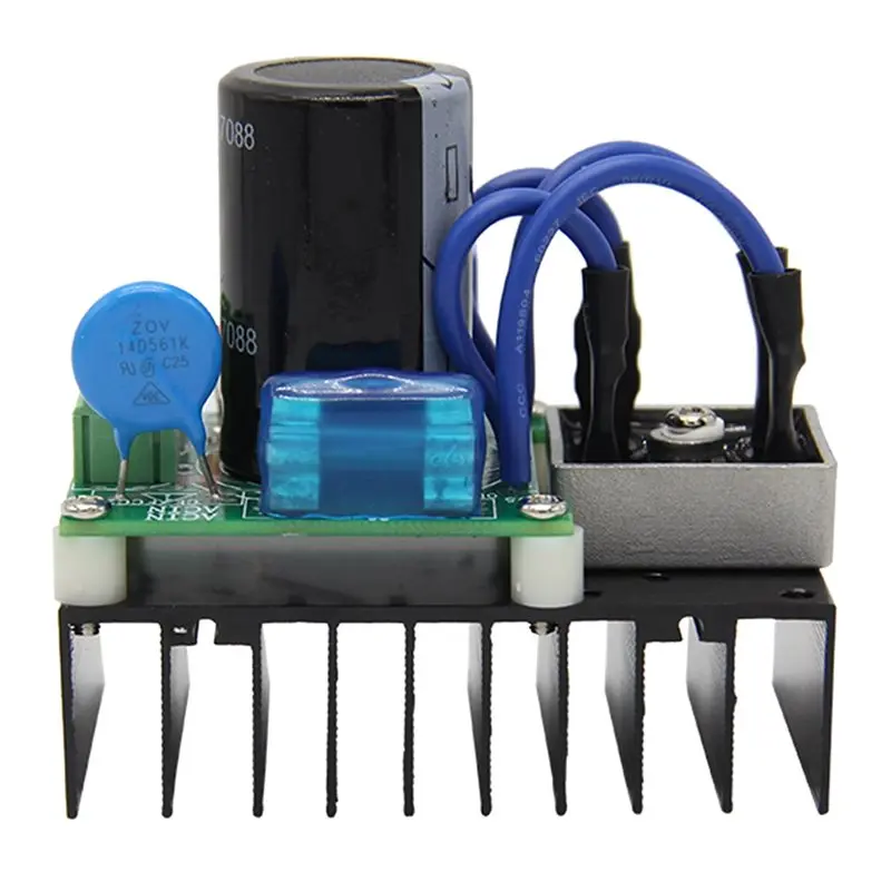 VEHO-220UF/450V 0-220VAC To 0-311VDC Multiple Rectifier Board 10A Multi-Protection Rectifier Module AC To DC Converter