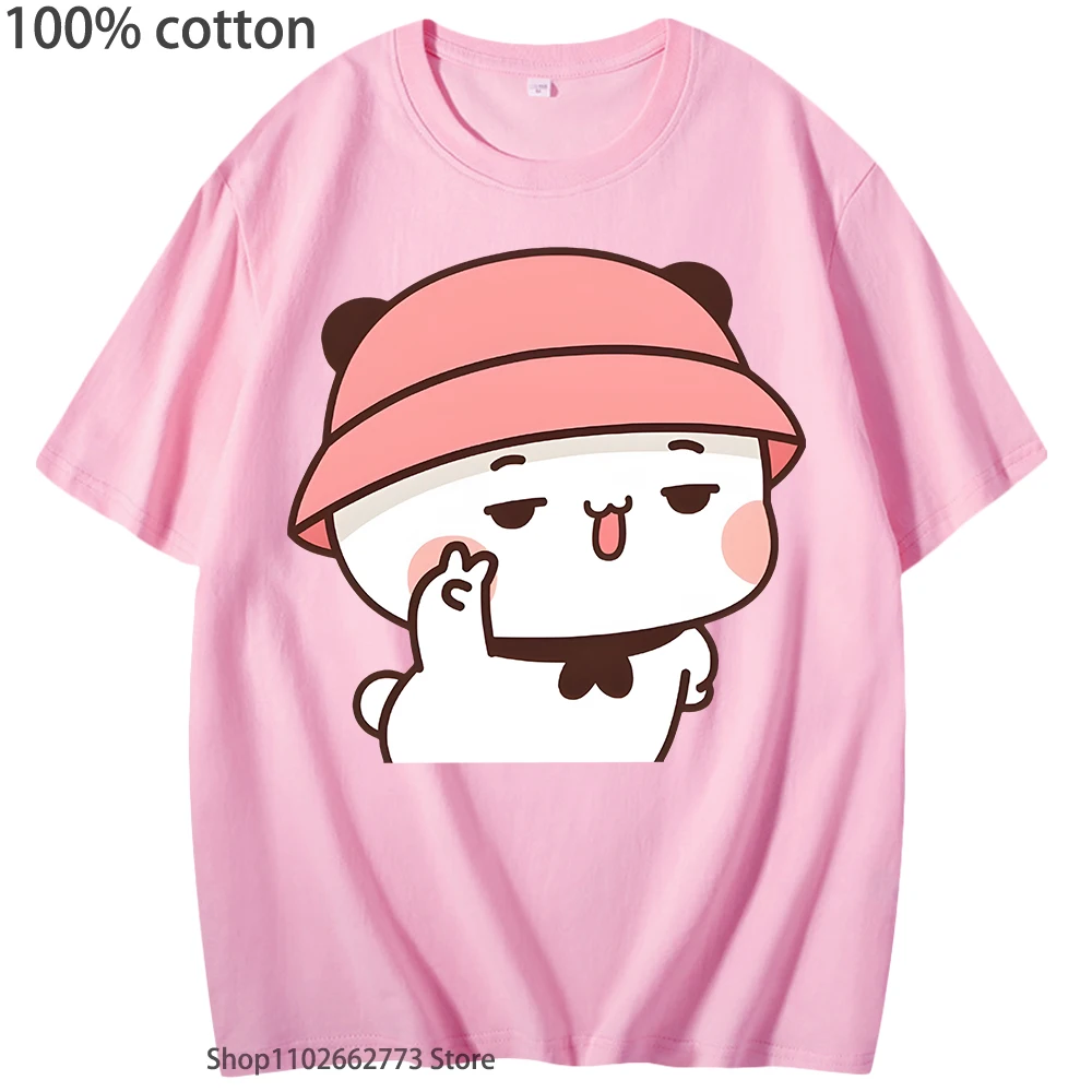 Camisetas de Hello Beautiful People de BuBu para hombres y mujeres, camiseta de oso Panda Dudu para hombres y mujeres, Top 100% algodón, ropa informal K Pop