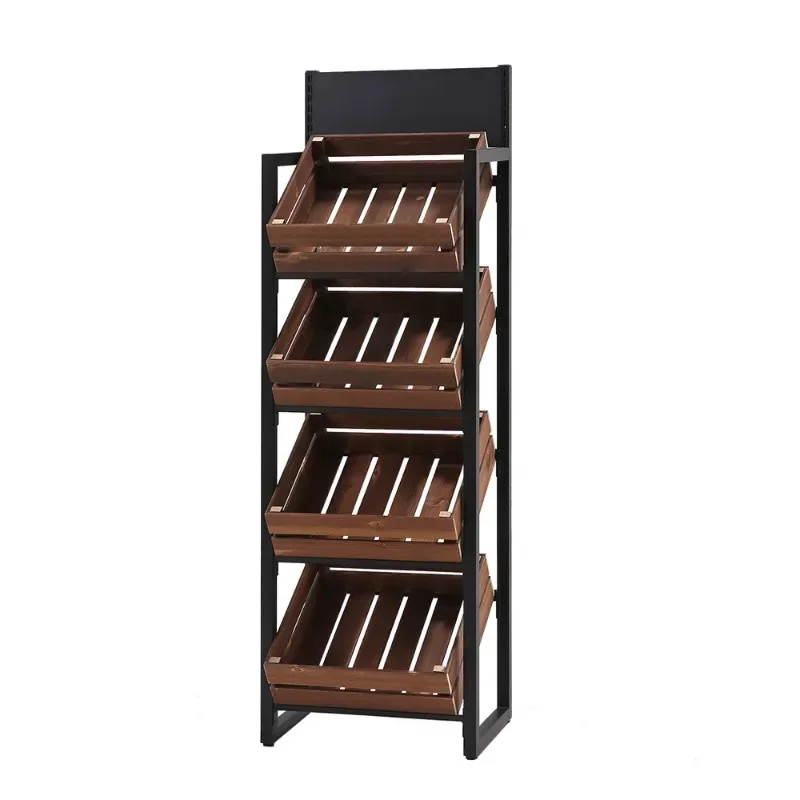 

Fruit store shelves Vegetable Display cabinets Wine racks Cake cabinets Fresh supermarket multi-layer of