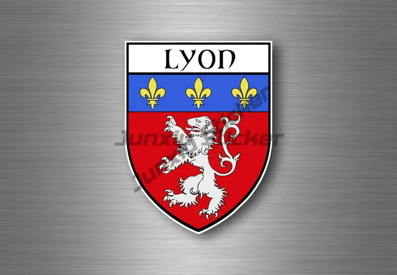 France Finistère Lorraine Normandy Coat of Arms Vinyl Sticker Paris Ile De France City of Savoie Nice Shield Decals Accessories
