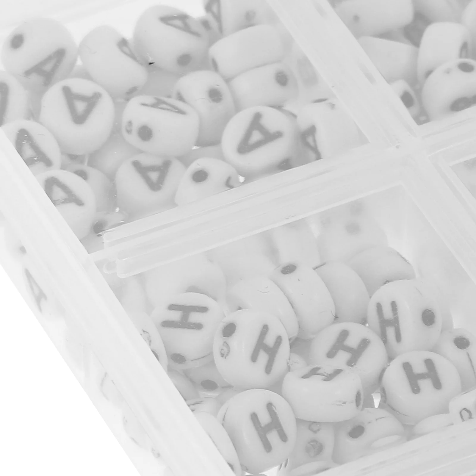 

1 Box DIY Acrylic Letter Beads Set English Loose Small Hole Beads for Jewelry Making Bracelets Charms Letters for Bracelets