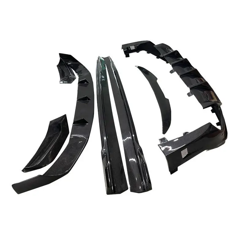 

AC Style Carbon Fiber Fibre Front Rear Lip Diffuser Splitter Side Skirt Spoiler Bodykit For BMW X6 G06 Body Kit 2020-2023