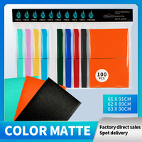 100PCS 66x91mm Anime Card Protective Sleeves for YGO Card Game Cards Frosted Card Sleeves Cover for Sports Cards