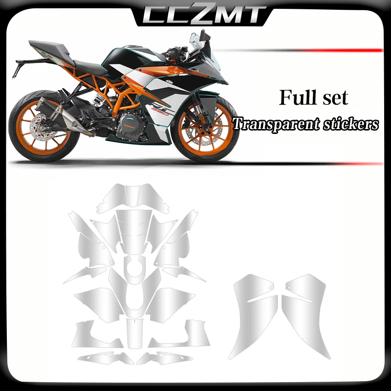 For KTM RC390 rc390 2021 invisible car cover film paint TPU transparent protective sticker modification accessories