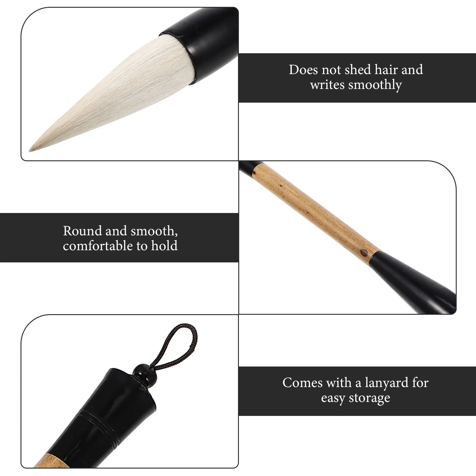 

Chinese Calligraphy Brush Traditional Painting Tool For Drawing Writing Watercolor Art Stationery Beginner Professional