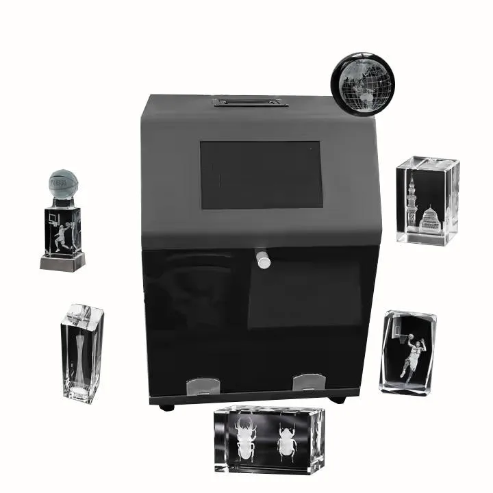 75mmx75mm Air Cooling 532nm Green Light Portable 3D Crystal Glass Block Ball Subsurface Inner Laser Engraver
