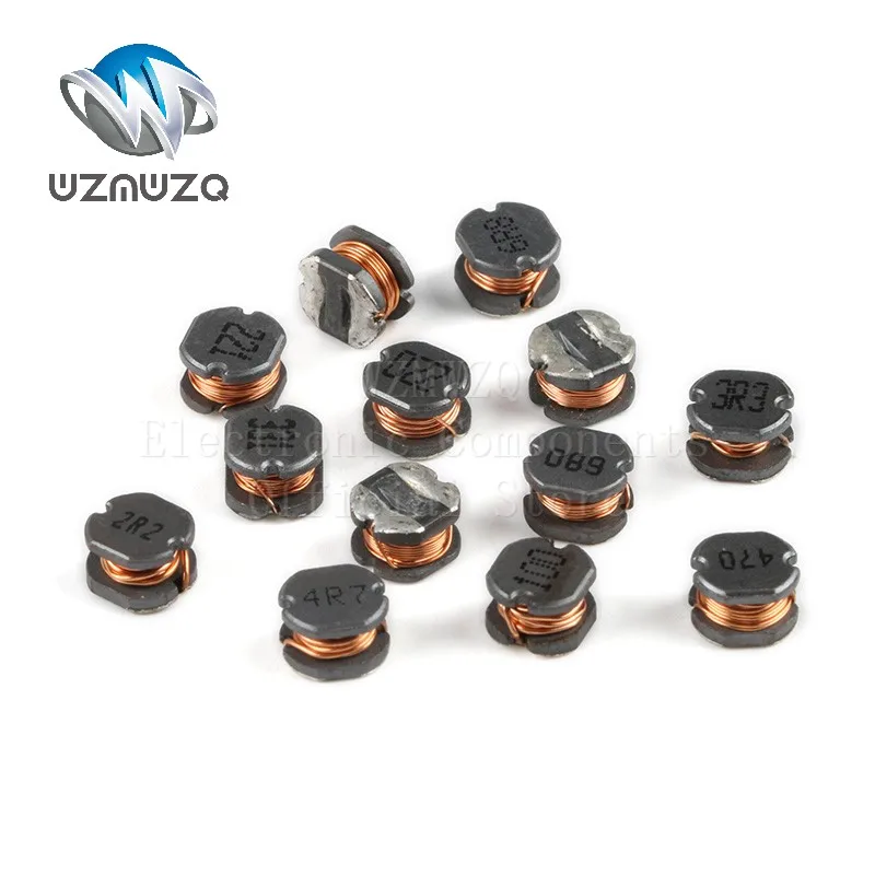 20PCS CD75 SMD Power Inductor Wire Wound Chip Power Inductance 2.2 4.7 10 15 22 33 47 68 100 150 220 330 470UH  1mH 101 102 2R2