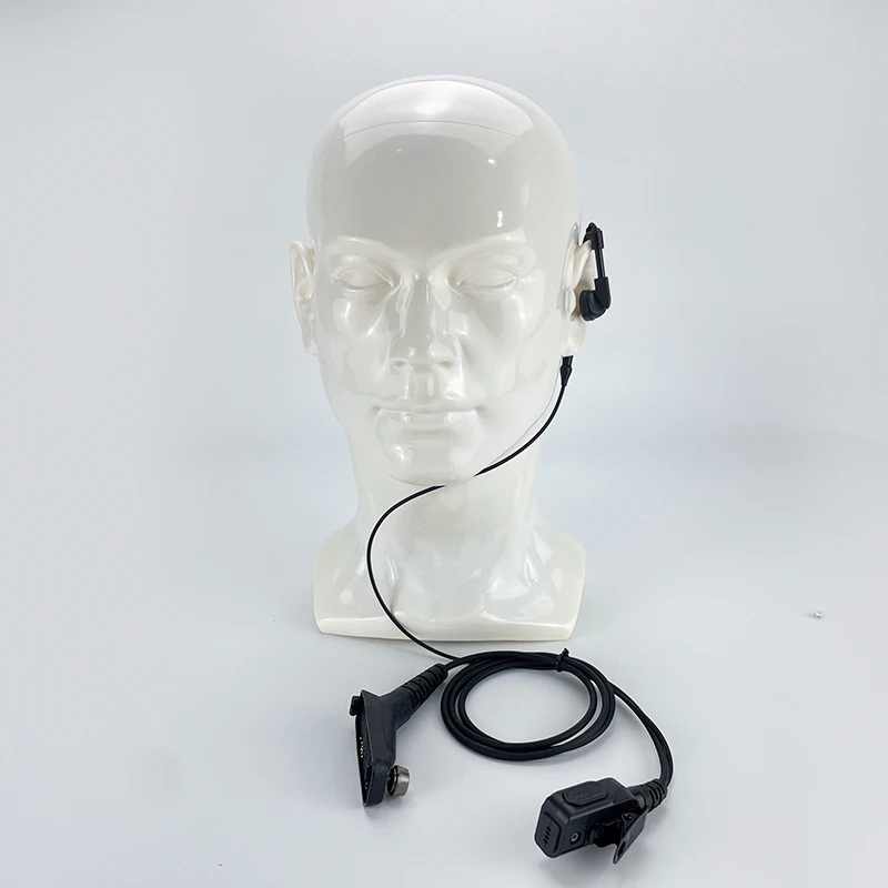 K15 Wired Music Earphones Headphones Over-the-Ear Compatible Motorola XIR P8200 P8268 P8668i GP328D GP328D+ Walkie-Talkie Models