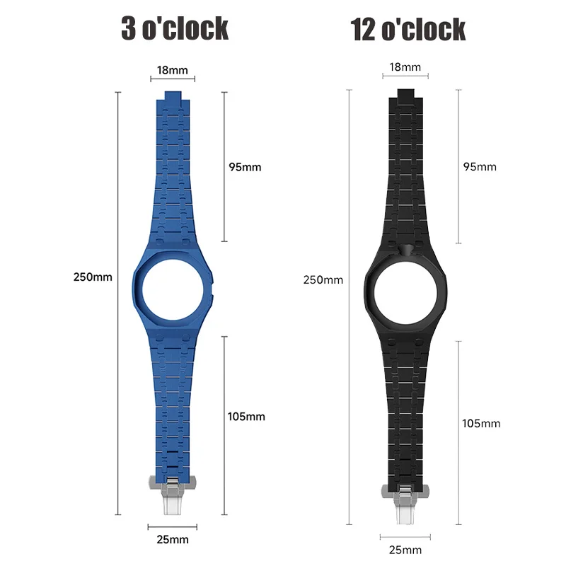 Luxury Modification Kit for Swatch X AP Royal POP Ceramic Band Biomaterials Watch Case Strap Pocket Changer To Wristwatch Cover view 5