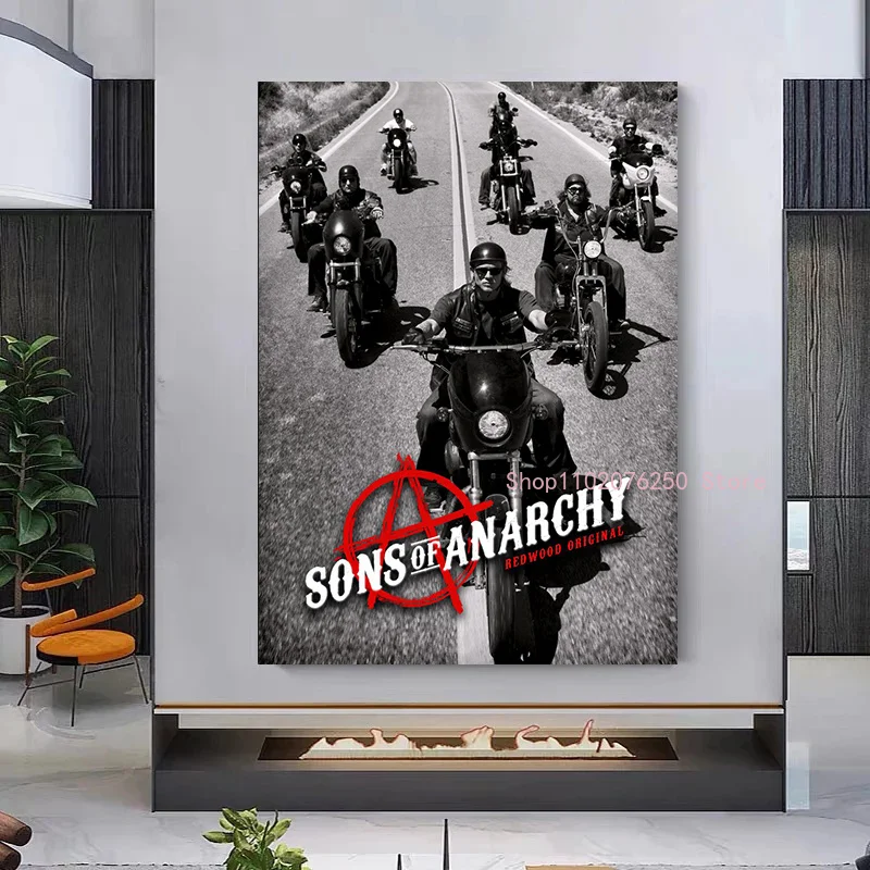 classic movie series anarchy the biker son pictures prints and posters canvas painting wall art for living room home decoration