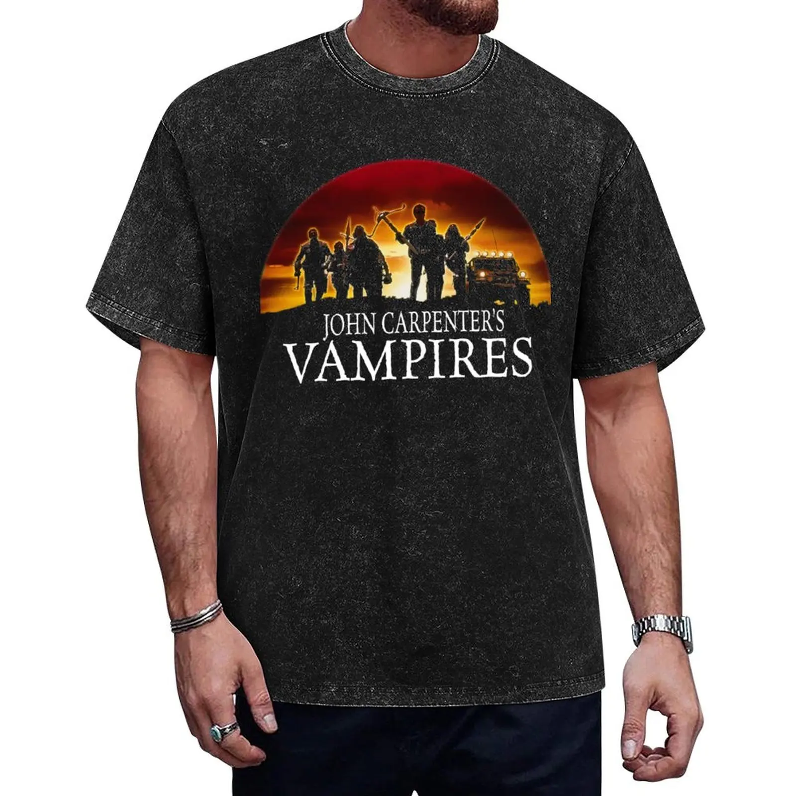 

John Carpenter's Vampires T-Shirt summer top tees Funny t-shirts anime figures men t shirts
