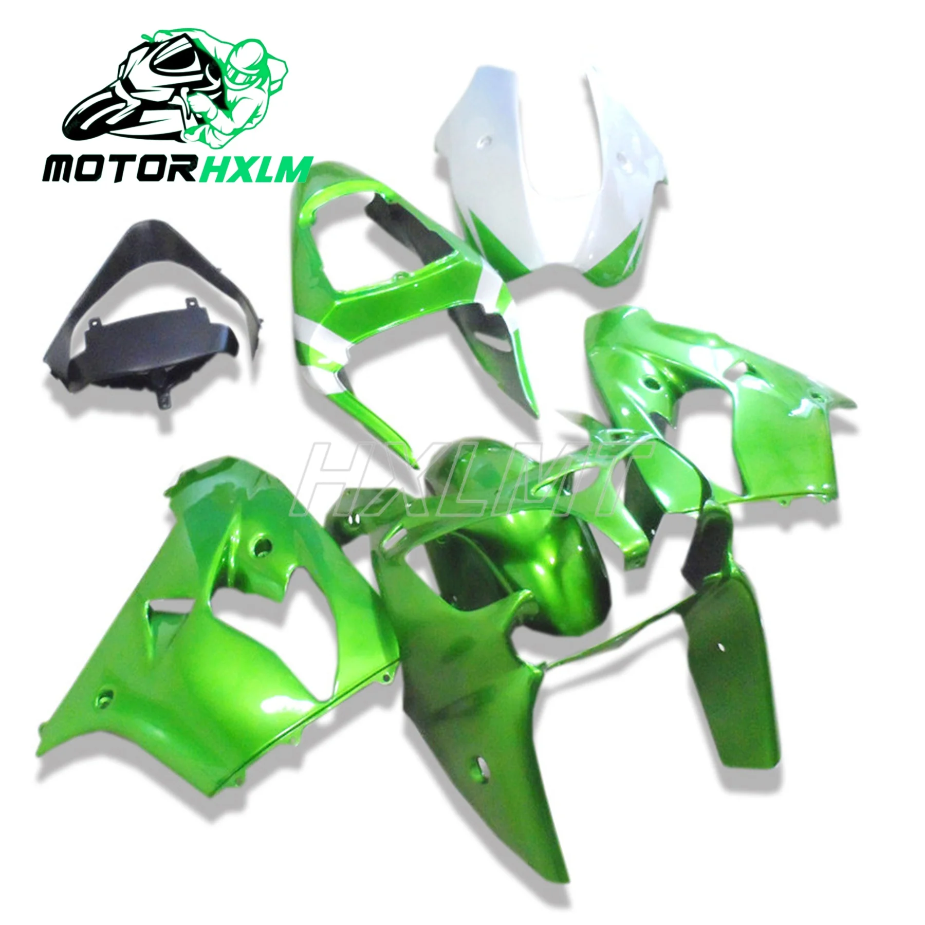 Motorcycle Fairings Voor Kawasaki ZX9R ZX900 02 03 Kuip Body Kit Ninja ZX 9R 900R 2002 2003 Groen Gloss Bodyframe Cowl Behuizing