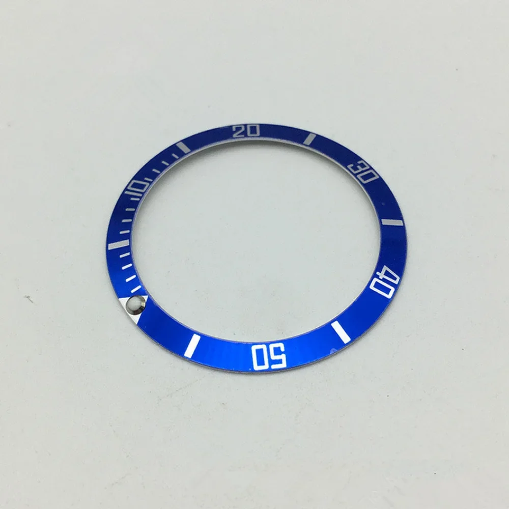 38mm Diameter Aluminum Bezel Insert for Submariner Gmt Seiko Watch Face Ring Replacement Accessories RootBeer