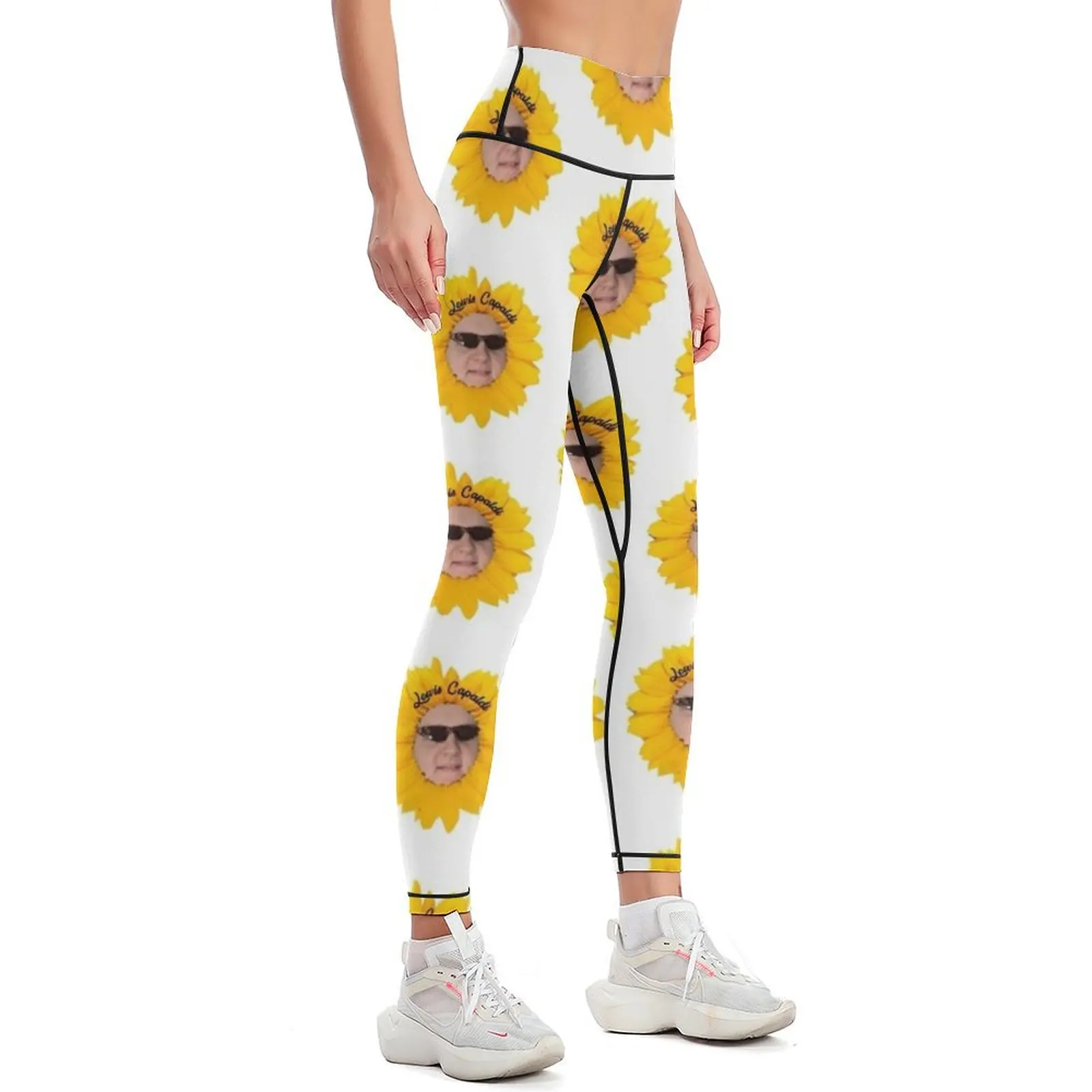 Sunflower Lewis Capaldi, to brighten up your day. Leggings Sportswear woman gym Women's sports Pants sport Womens Leggings