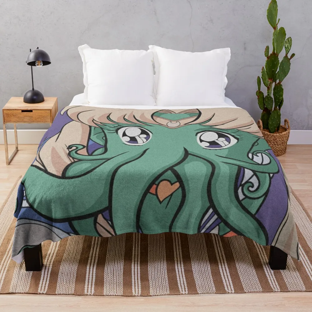 Sailor Chtulhu Throw Blanket Sofa Quilt Sofa anime Bed Blankets