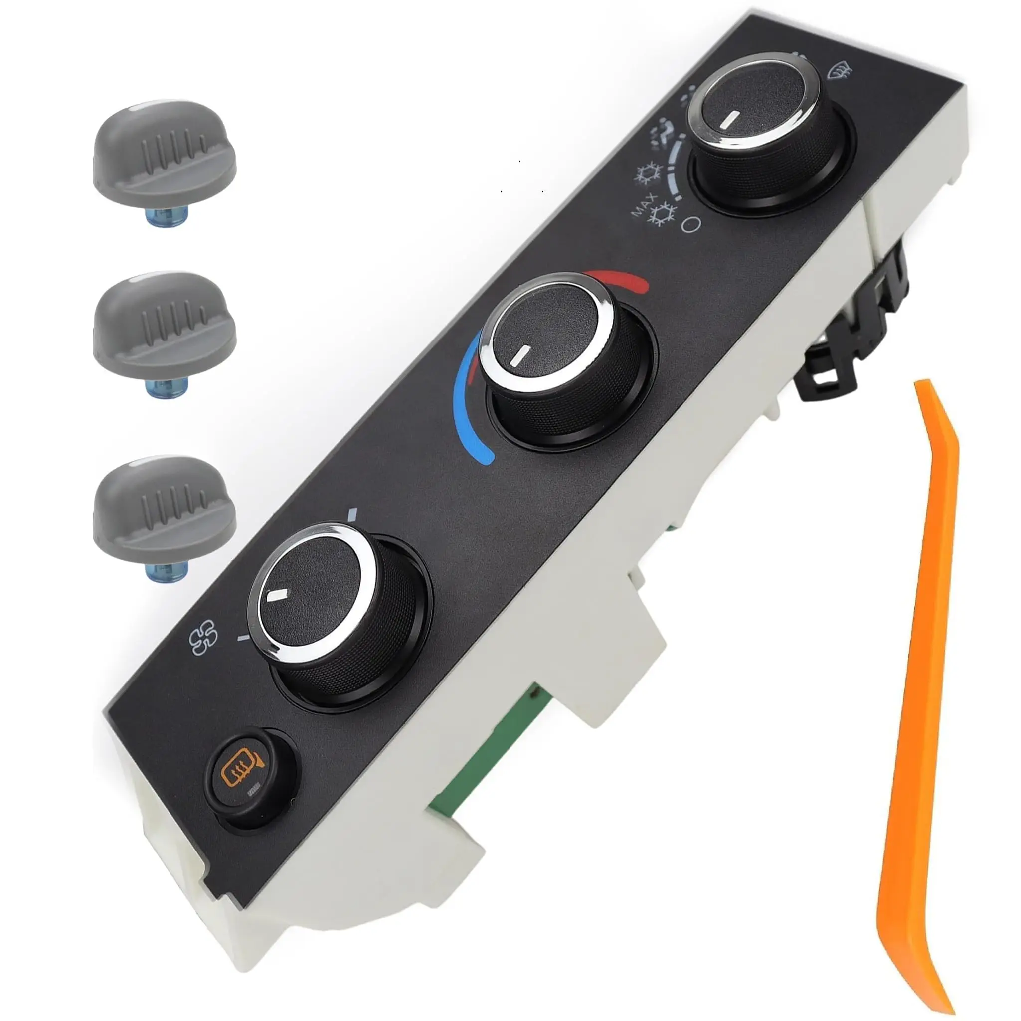 

Climate Control Module For Chevy Express And GMC Savana 1500 2500 3500 4500 2008-2022 With 3 Spare Buttons And Pry Tool
