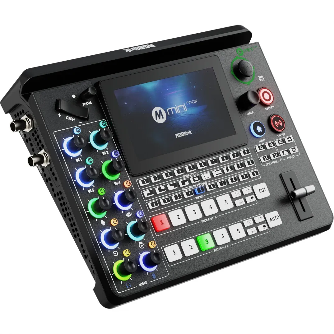 Shicheng RGBlink mini-mx SDI ten-channel guide station supports vertical screen live broadcast 4K 60P recording